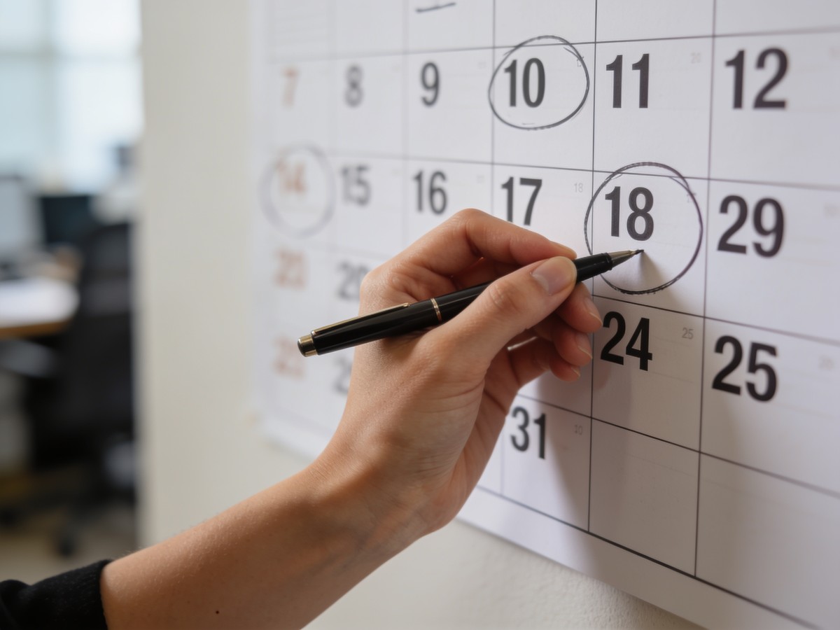 Calendario delle visite mediche periodiche gestito insieme al medico competente