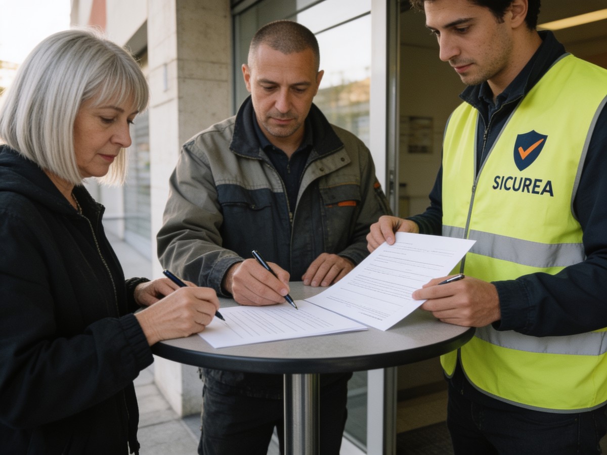 Firma del verbale di coordinamento e cooperazione fra committente e impresa appaltatrice